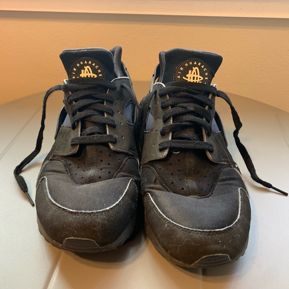 Nike Air Huarache Suede Black size 13 - Picture 2 of 3